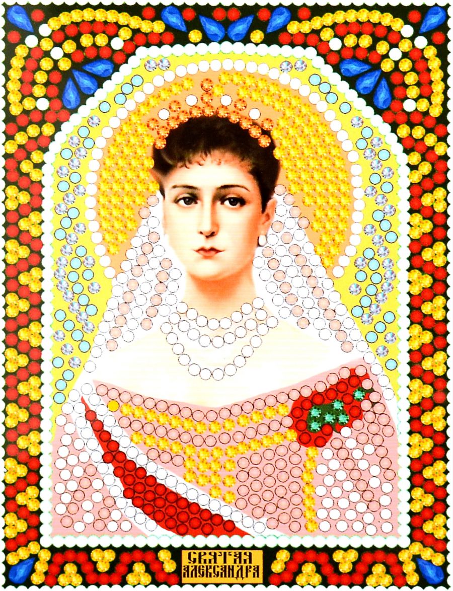 Алмазная мозаика «Святая Александра» икона