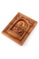 Деревянная резная икона «Святая Матрона» бук 57 x 45 см