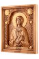 Деревянная резная икона «Святая Наталья» бук 12 x 8 см