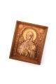 Деревянная резная икона «Божией Матери Умягчение злых сердец» бук 18 x 14 см