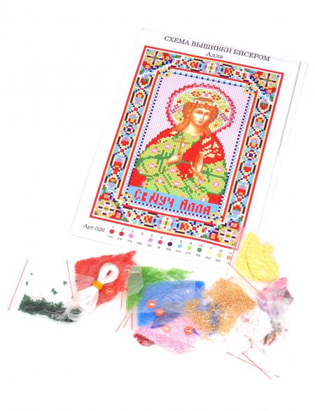 Набор для вышивания бисером «Святая Алла» икона