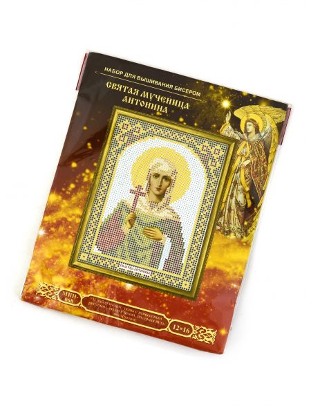 Набор для вышивания бисером «Святая Антонина» икона