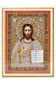 Алмазная мозаика на подрамнике «Христос Вседержитель» икона