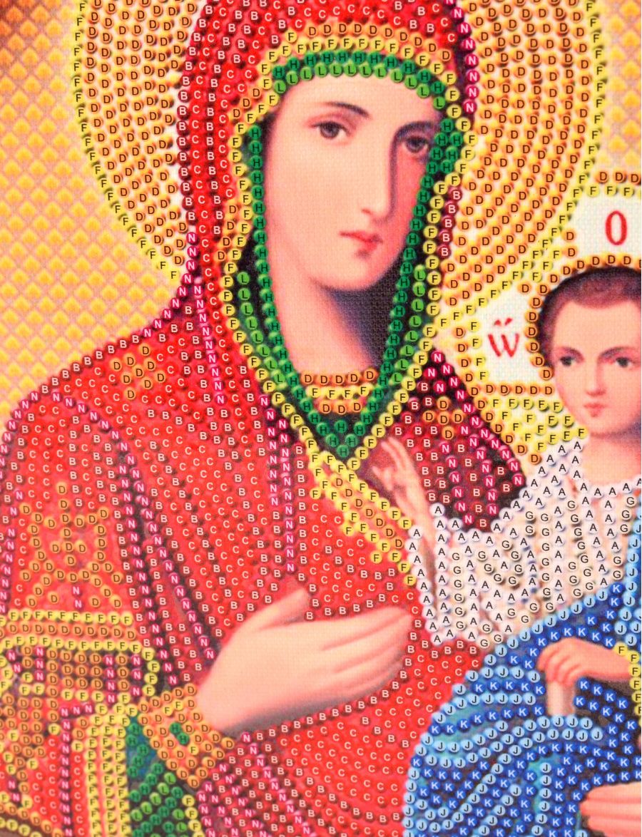 Алмазная мозаика Иверская Богородица