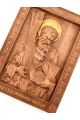 Деревянная резная икона «Андрей Первозванный» бук 23 x 18 см
