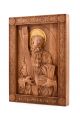 Деревянная резная икона «Андрей Первозванный» бук 28 x 23 см