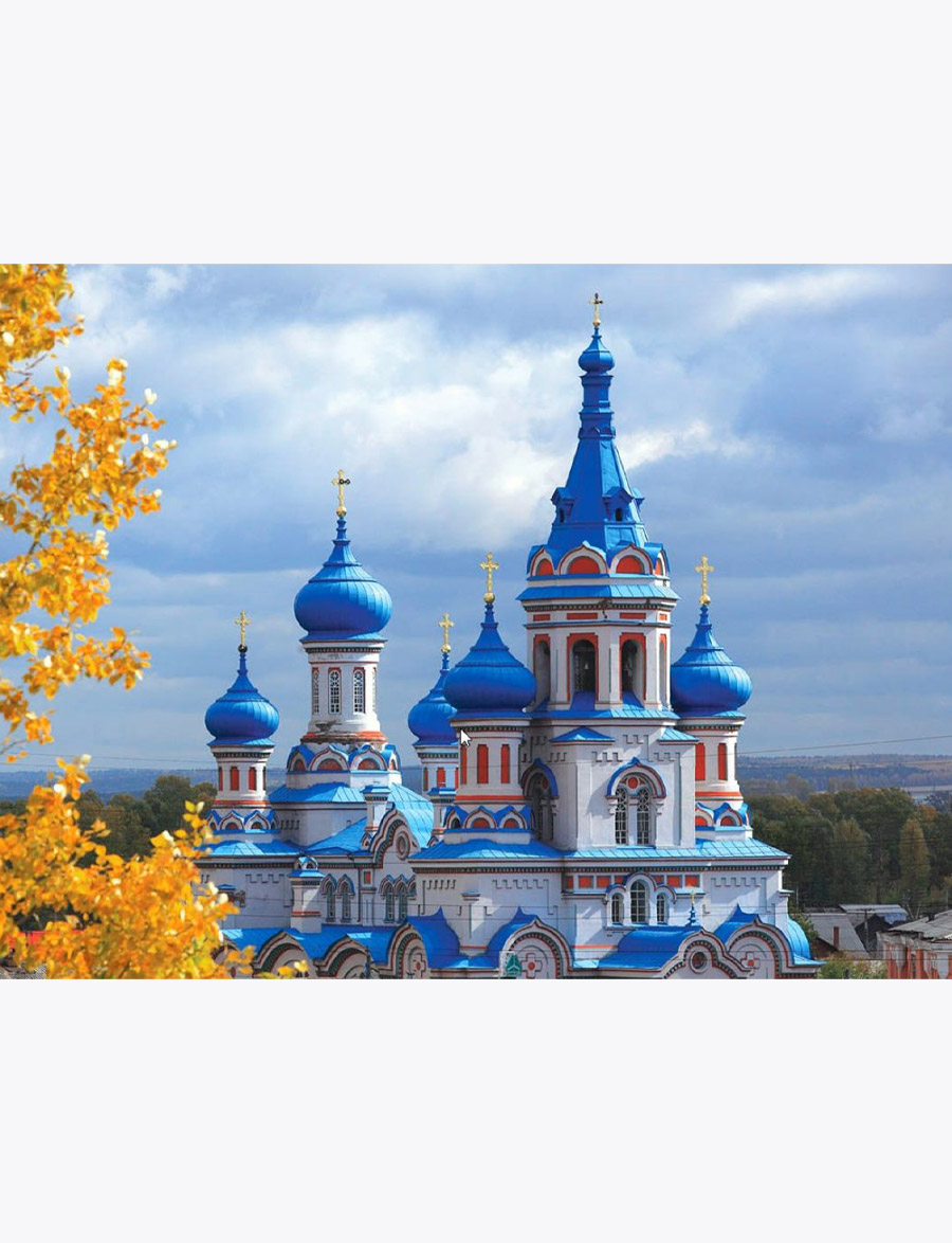 Алмазная мозаика «Князе-Владимирский монастырь» 40x30 см