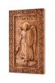 Деревянная резная икона «Архангел Михаил» бук 31 x 18 см