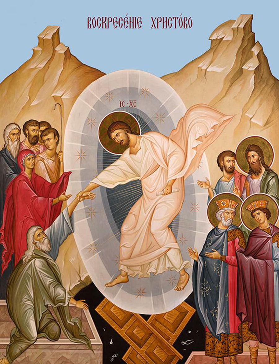 Алмазная мозаика «Воскресение Христово» 70x50 см