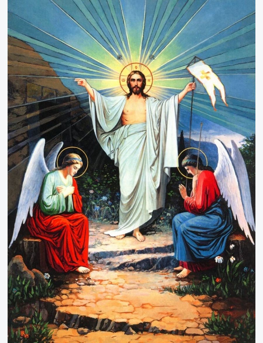 Алмазная мозаика «Воскресение Христово» 40x50 см