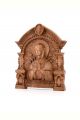 Деревянная резная икона «Божией Матери Умягчение злых сердец» с аркой 23 x 18 см