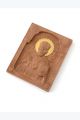 Деревянная резная икона «Святой Николай Чудотворец» бук 18 x 14 см