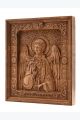 Деревянная резная икона «Ангел Хранитель» бук 23 x 18 см