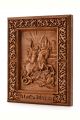 Деревянная резная икона «Георгий Победоносец» бук 23 x 16 см