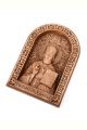 Деревянная резная икона «Николай Чудотворец» бук 23 x 18 см