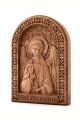 Деревянная резная икона «Ангел хранитель» бук 23 x 18 см