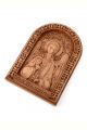 Деревянная резная икона «Ангел хранитель» бук 18 x 12 см