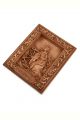 Деревянная резная икона «Святая Екатерина» бук 57 x 40 см