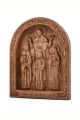 Деревянная резная икона «Вера, Надежда, Любовь и мать их Софья» бук 18 x 14 см