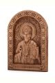 Деревянная резная икона «Николай Чудотворец» бук 18 x 14 см