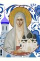 Алмазная мозаика на подрамнике «Елизавета Федоровна» 40x30 см