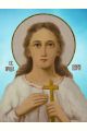 Алмазная мозаика «Святая мученица Вера» 70x50 см