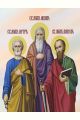 Алмазная мозаика «Апостолы Иоанн Богослов,Петр и Павел» 90x70 см