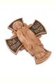 Деревянная резная икона «Святой Николай Чудотворец» бук 23 x 18 см