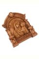 Деревянная резная икона «Казанская икона Божией Матери» с аркой 28 x 23 см