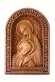 Деревянная резная икона «Святые Пётр и Феврония» бук 18 x 13 см