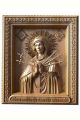 Деревянная резная икона «Божией Матери Умягчение Злых Сердец» бук 57 x 49 см