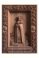 Деревянная резная икона «Мученик Дамиан, бессребреник» бук 12 x 9 см