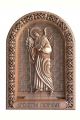 Деревянная резная икона «Архангел Гавриил» бук 57 x 40 см
