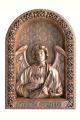 Деревянная резная икона «Архангел Иегудиил» бук 57 x 40 см