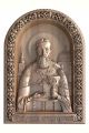 Деревянная резная икона «Святой Иоанн Кронштадтский» бук 23 x 17 см