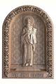 Деревянная резная икона «Святой мученик Симеон» бук 12 x 9 см