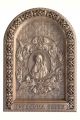 Деревянная резная икона «Неопалимая Купина» бук 57 x 40 см