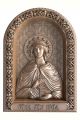 Деревянная резная икона «Святая мученица Юлия» бук 57 x 40 см