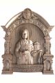 Деревянная резная икона «Святой Ангел Хранитель» бук 18 x 15 см