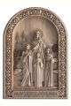 Деревянная резная икона «Святая Вера, Надежда, Любовь, Софья» бук 12 x 9 см