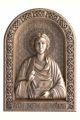 Деревянная резная икона «Святой целитель Пантелеймон» бук 28 x 19 см