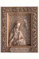 Деревянная резная икона «Святая Ирина» бук 12 x 9 см