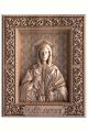 Деревянная резная икона «Святая мученица Марина» бук 18 x 15 см