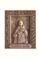 Деревянная резная икона «Святая блаженная Матрона» бук 57 x 45 см