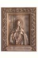 Деревянная резная икона «Святая мученица Татьяна Римская» бук 18 x 15 см