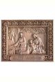 Деревянная резная икона «Святое Семейство» бук 30 x 19 см