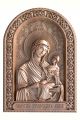 Деревянная резная икона «Святая праведная Анна» бук 57 x 40 см