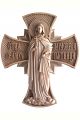 Деревянная резная икона «Святая великомученица Параскева Пятница» бук 28 x 23 см