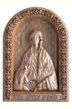 Деревянная резная икона «Святая мученица Агафья» бук 28 x 19 см