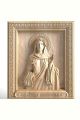 Деревянная резная икона «Святая мученица Виктория» бук 12 x 10 см